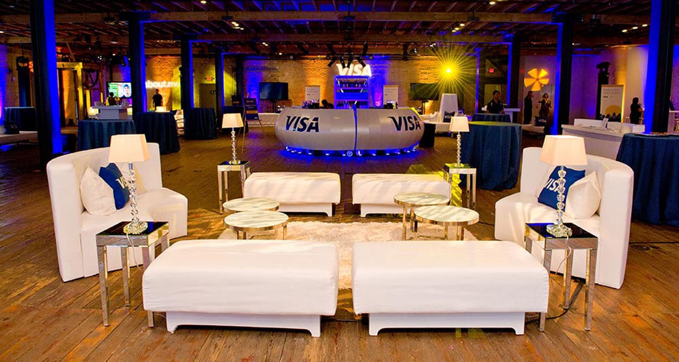 Corporate event furniture