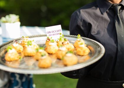 Crab Croquette with a Spicy Remoulade by Crave Catering
