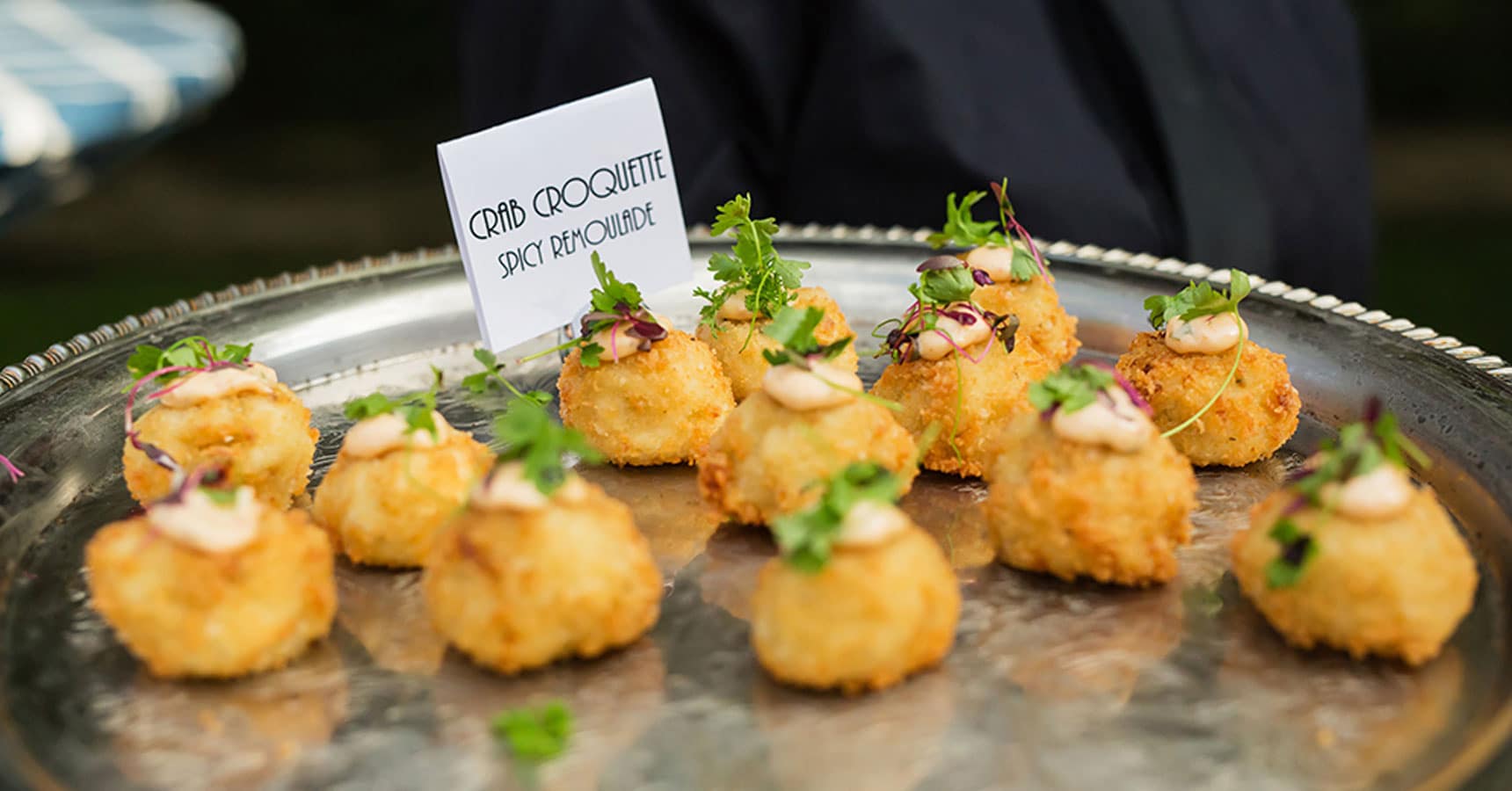 Crab Croquette with a Spicy Remoulade by Crave Catering
