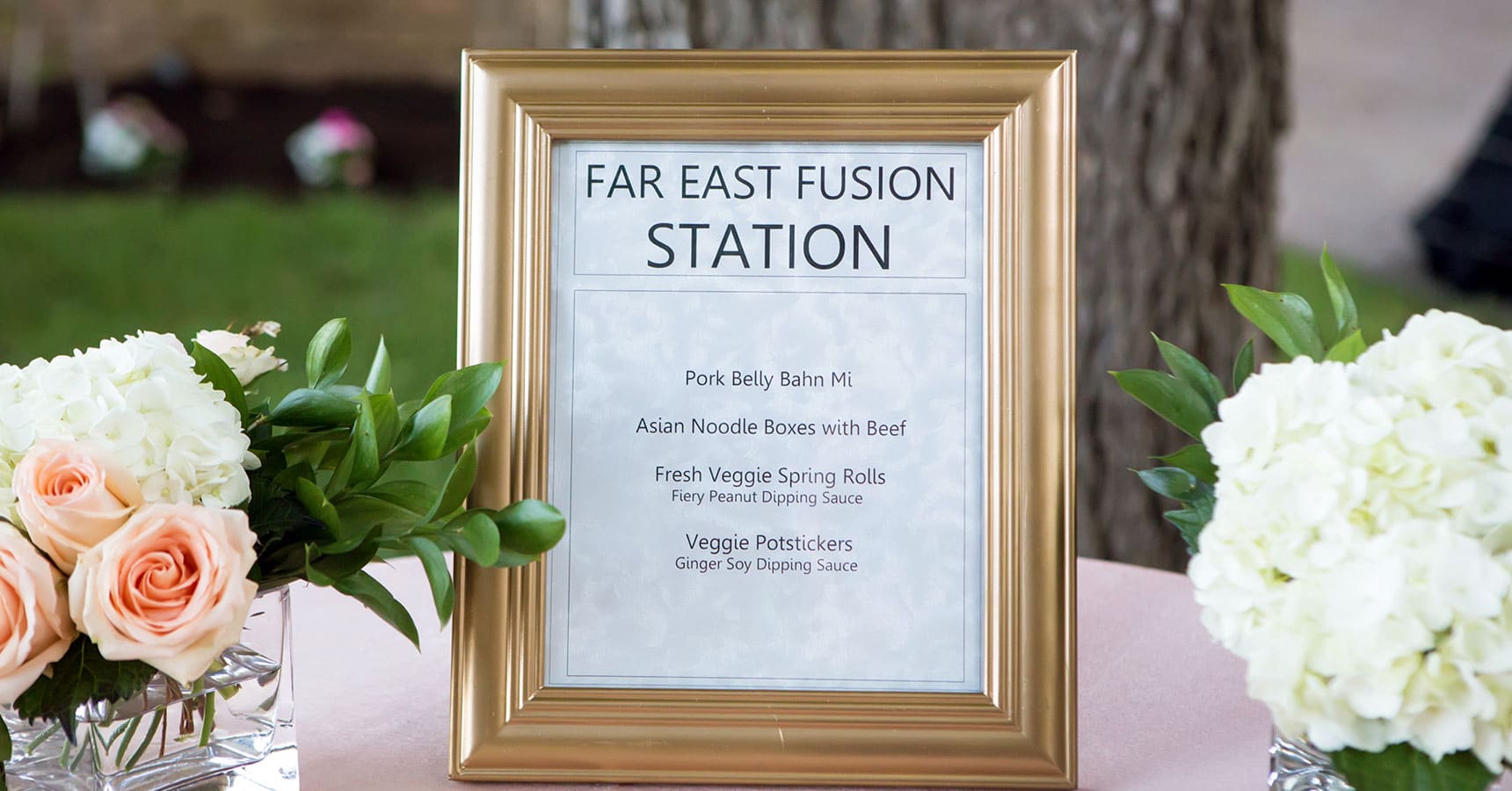Far East Fusion Station by Crave Catering