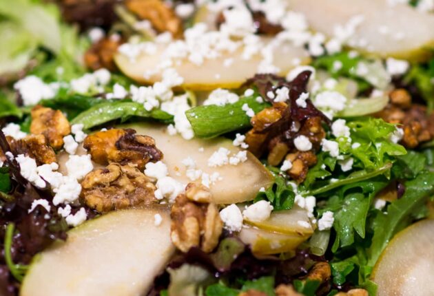 Roasted Pear Salad by Crave Catering