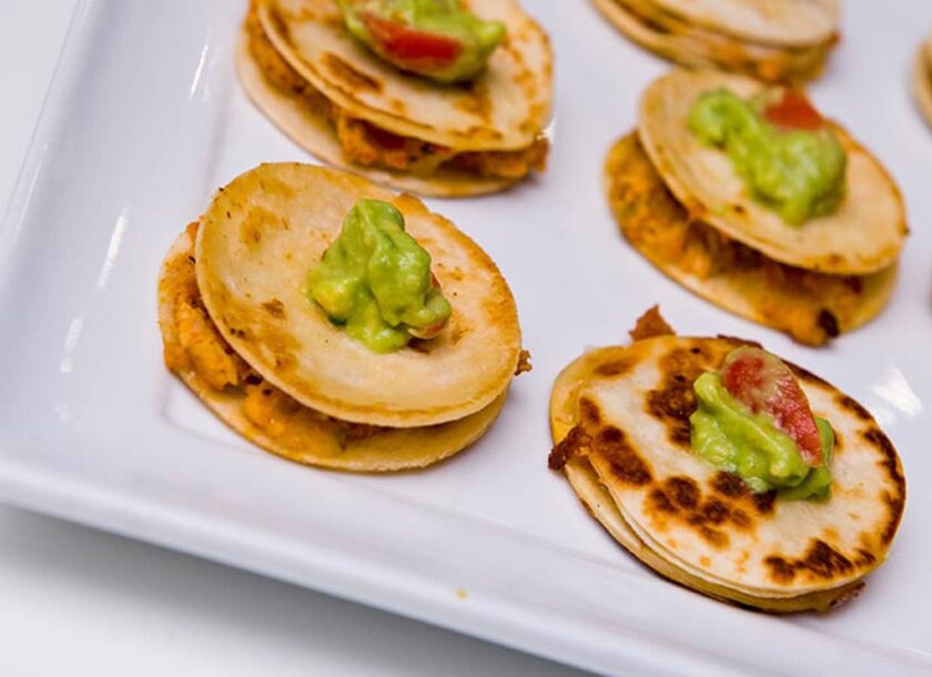 blackened chicken quesadilla by Crave Catering