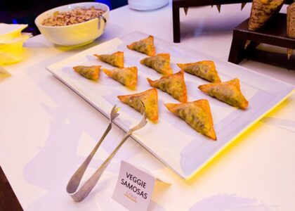 Veggie Samosas by Crave Catering