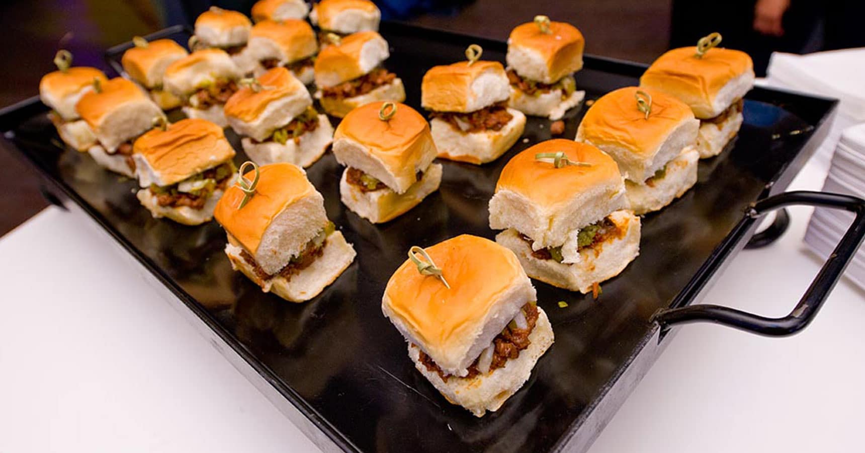 BBQ Beef sliders by Crave Catering